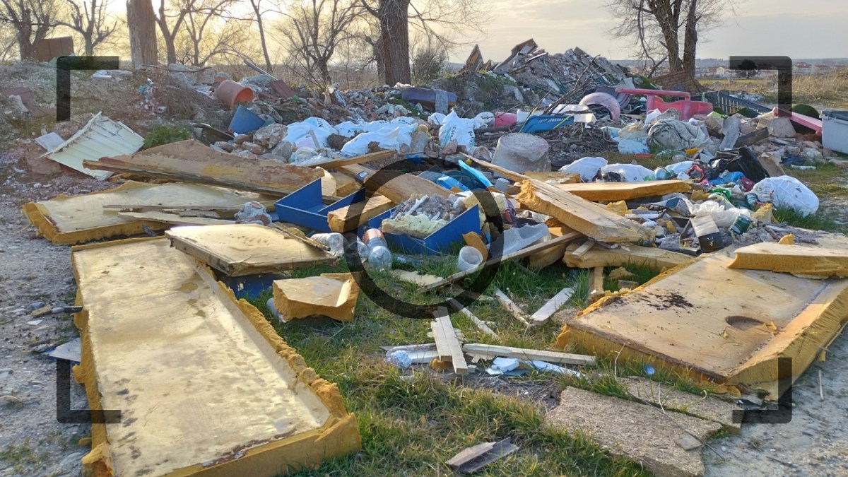 Escombros, vertido de amianto y residuos peligrosos entre Colmenar de Oreja y&nbsp;Aranjuez
